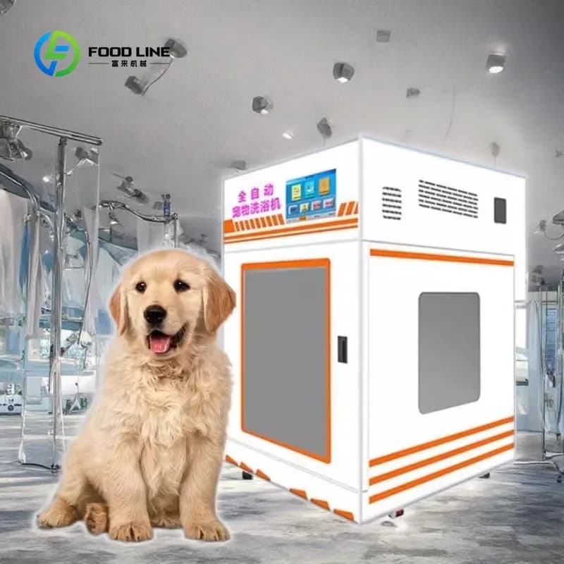 Stazione di lavaggio per animali domestici a gettoni personalizzata - Pulizia commerciale della vasca da bagno per la toelettatura dei cani self-service automatica