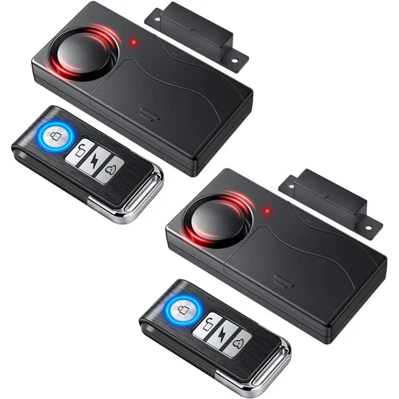 【PUBLICITY】Allarme magnetico wireless da 110 dB con telecomando per porte e finestre, per campanello elettronico