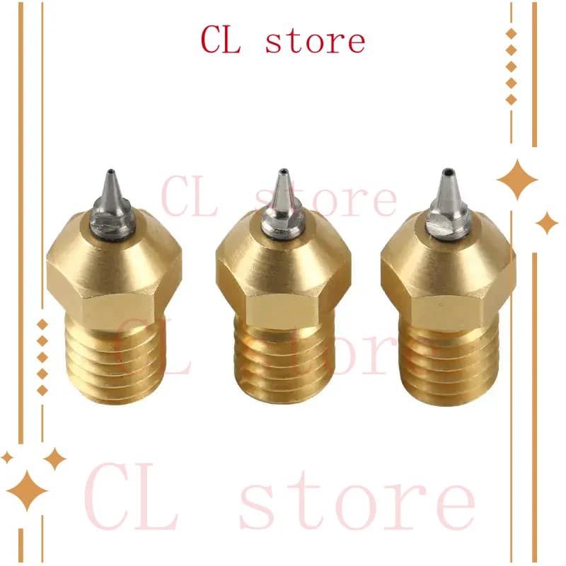 E3D V6 1.75mm 0.2 0.3 0.5 0.4MM Ugello aerografo + aggiornamento adattatore per Ultimaker 2 Per Lulzbot MK8 Hotend parti della stampante 3D