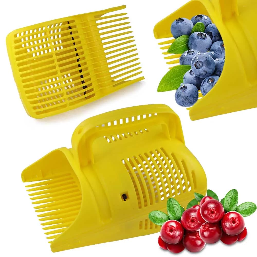 1pc Palmare Portatile Berry Mirtillo Picker Pettine di Plastica Rastrelli Raccolta di Frutta Raccolta Scoop Fattoria Frutteto Raccoglitrice