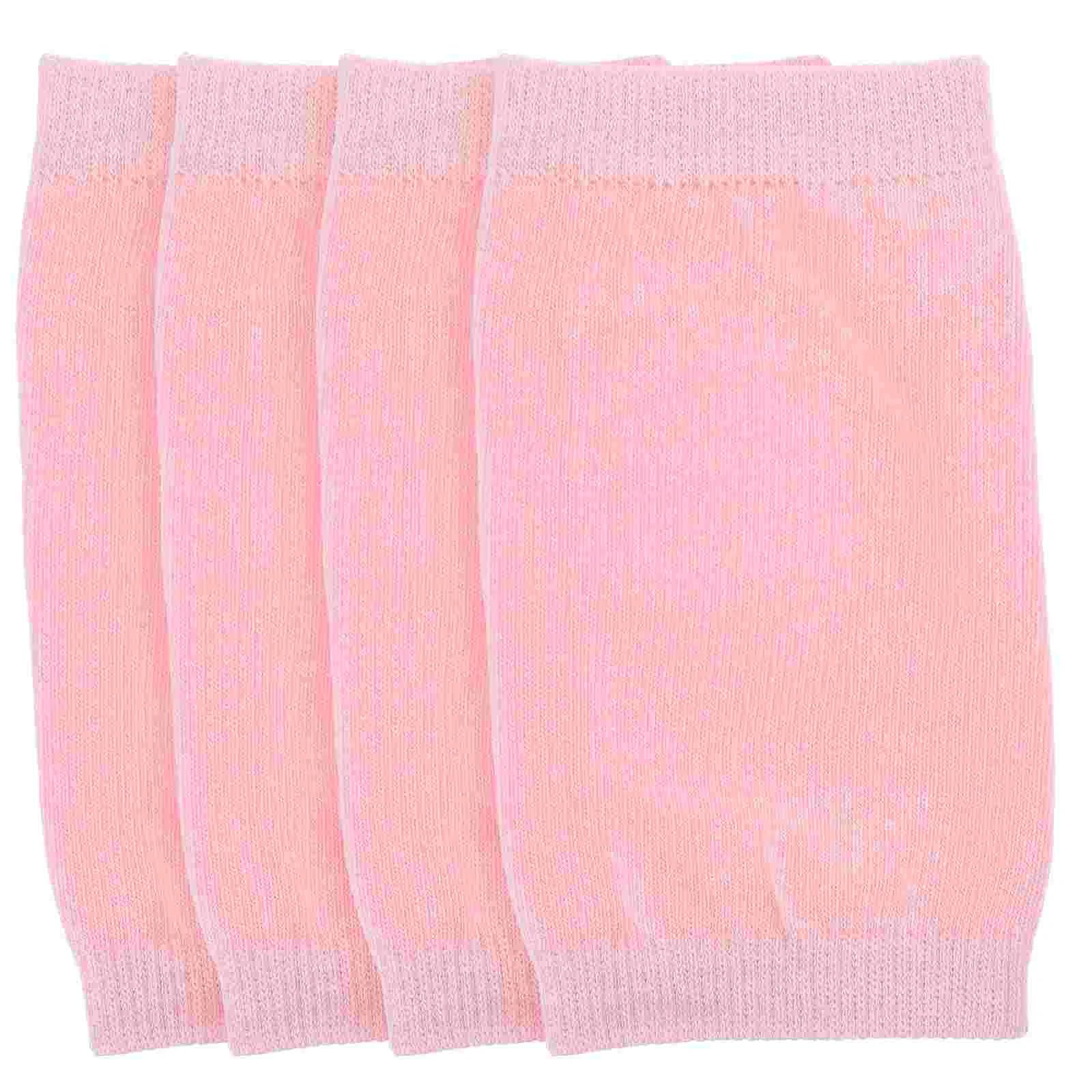 2 paia di fasce di supporto per gomiti in gel idratante rosa per spa, coperture universali traspiranti, bretelle protettive, supporti per il polso