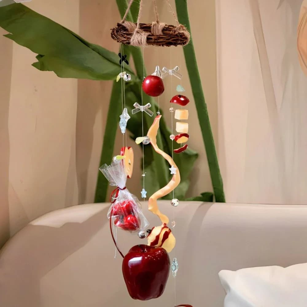 DIY Decorative Pendant Fruit Wind Chime Original Design Handmade Creative Material Pack Non-finished Product Decorations