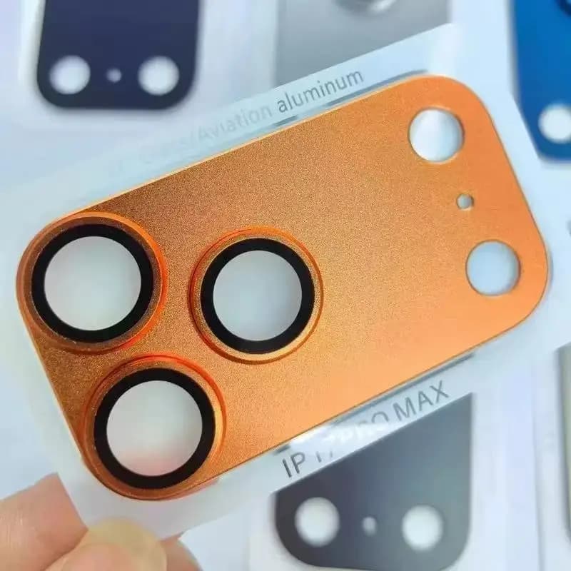 Metal 3D camera lens protection for iPhone 17 Pro 17 Pro Max, Ziai glass protection for total coverage