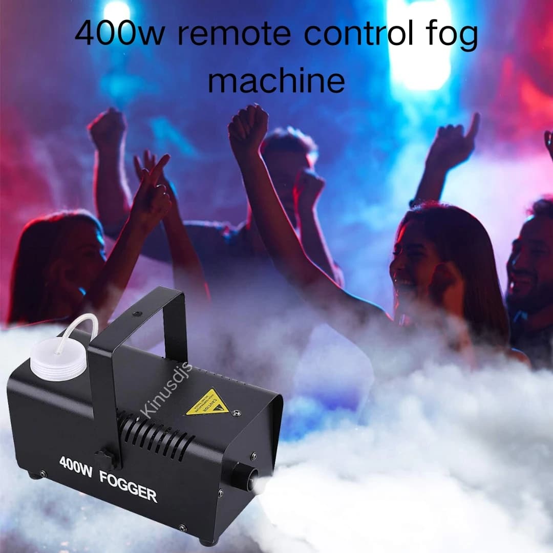 Mini 400W Fog Smoke Mist Effect Machine Disco DJ Party Christmas stage projector con filo/telecomando Home floor fogger