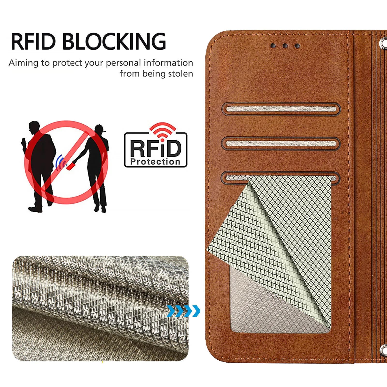 Custodia a libro in pelle con blocco RFID e 3 slot per carte, design simpatico panda, per Google Pixel 10A 9A 8A 7A 6A 10 9 Pro XL 8 7 6 Pro