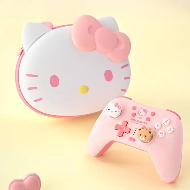 Sanrio Genuine Game Controller Storage Bag Ps5 Nspro Xbox Cartoon Anime Controller Bag Hellokitty Shoulder Bag Holiday Gifts
