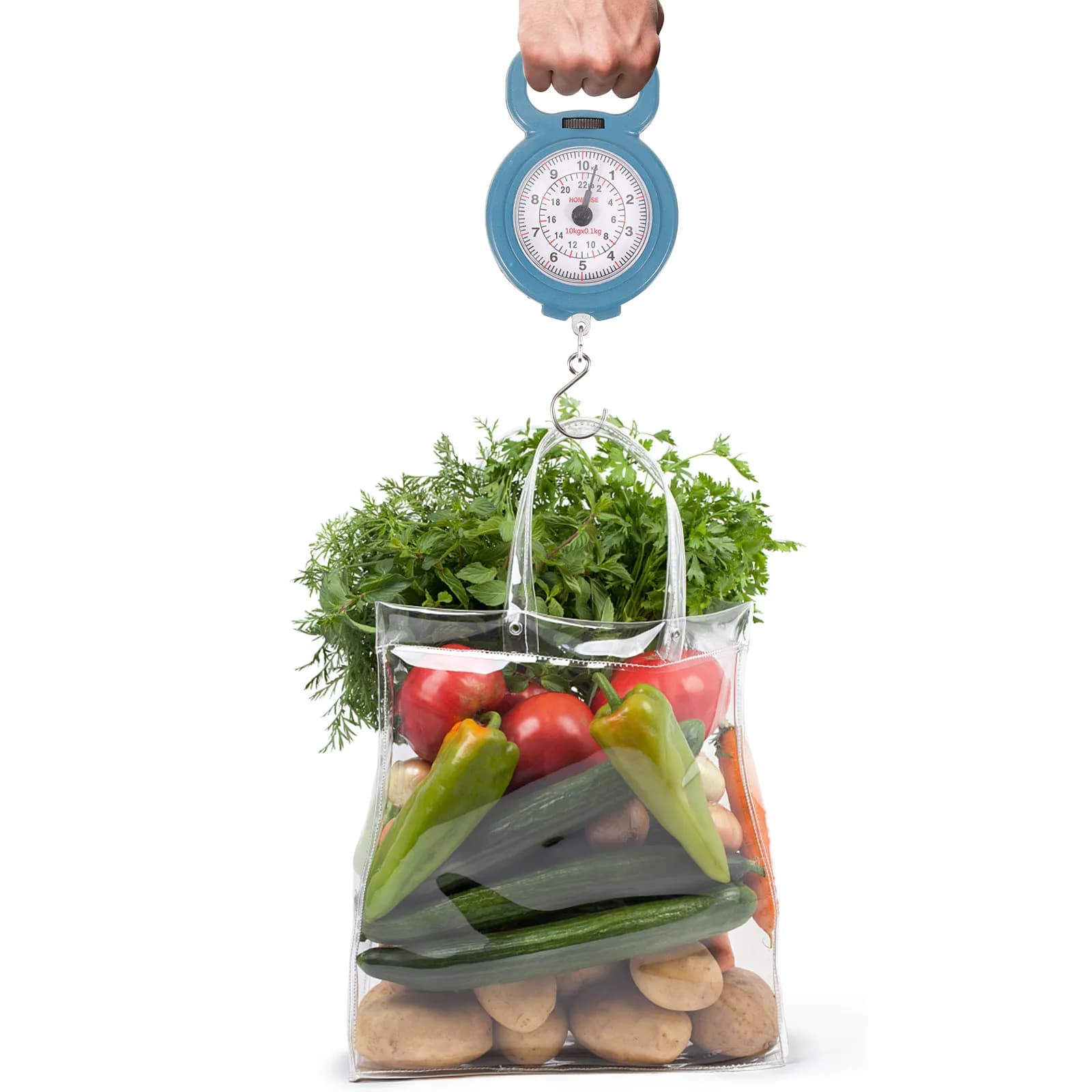 10Kg Digital Hanging Scale Portable Luggage Weight Scale for Travel Fishing Camping Cycling Shopping Hunting Food Cooking