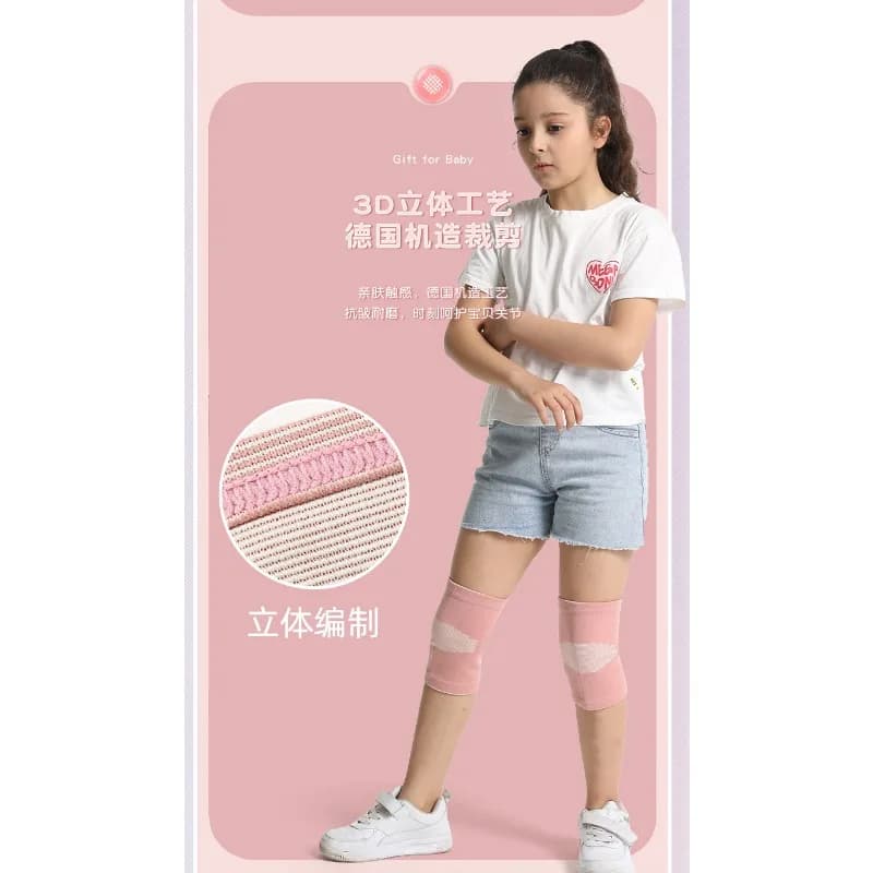 Protezione traspirante per ginocchiera per bambini Allevia ginocchiere sportive per basket Pallavolo Corsa Danza Sicurezza sportiva