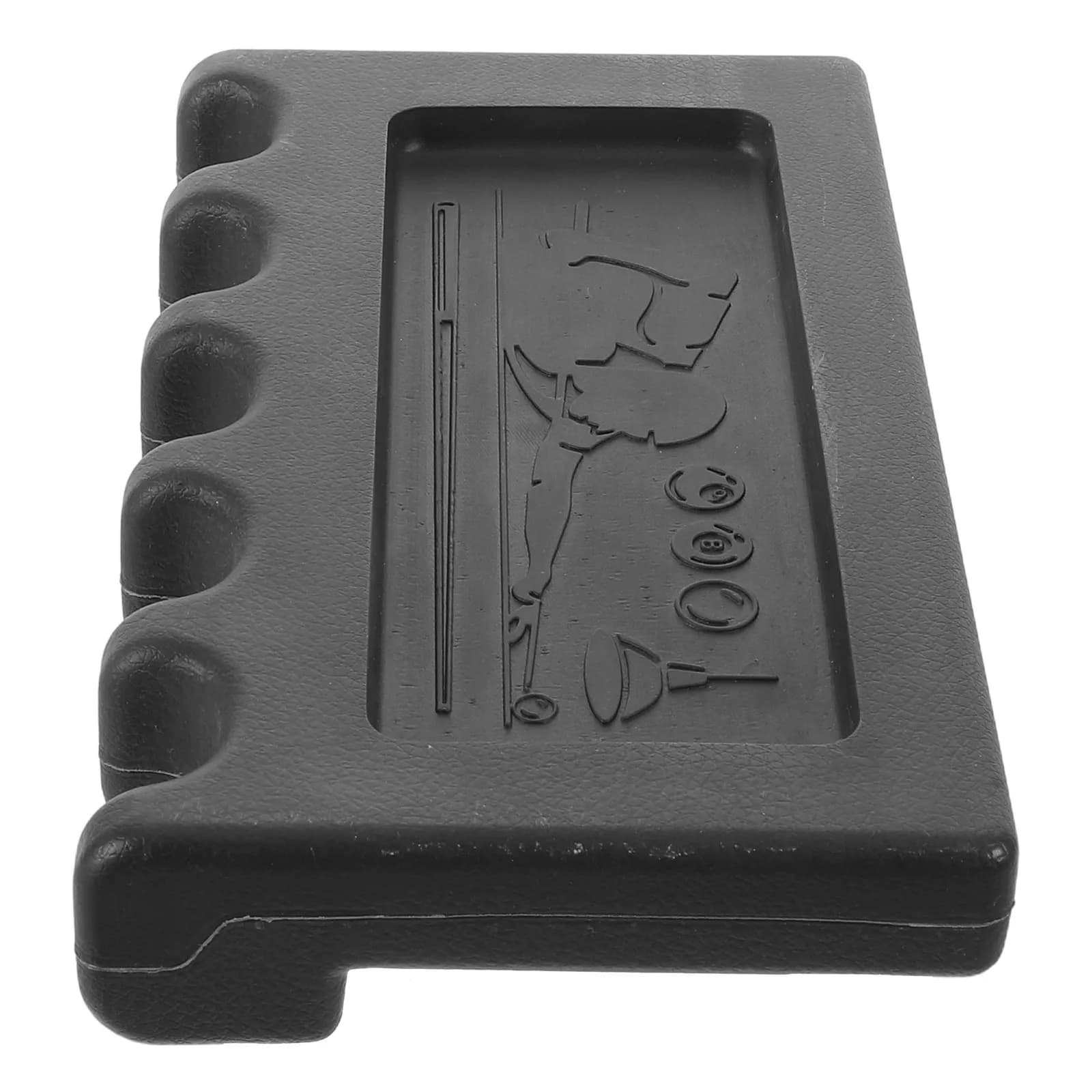 5-Slot Pool Cue Holder Portable Weighted Non Slip Table Edge Rest Billiards Accessories Storage Billiard Cue Rest Holder