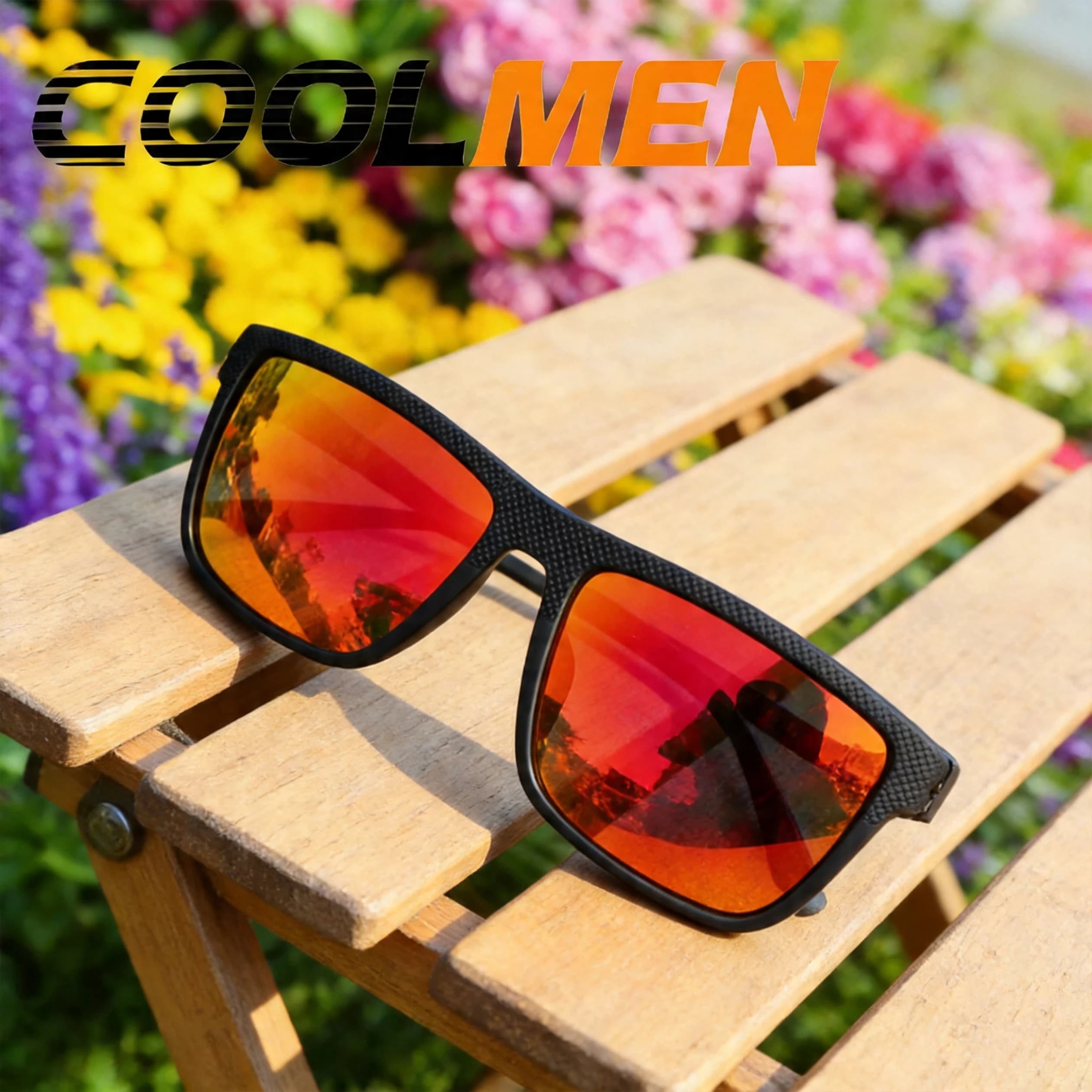 Occhiali da Sole COOLMEN UV400 Polarizzati per Pesca, Campeggio, Escursionismo, Sport, Guida, Antiabbagliamento, TR90 Leggeri, per Uomo e Donna