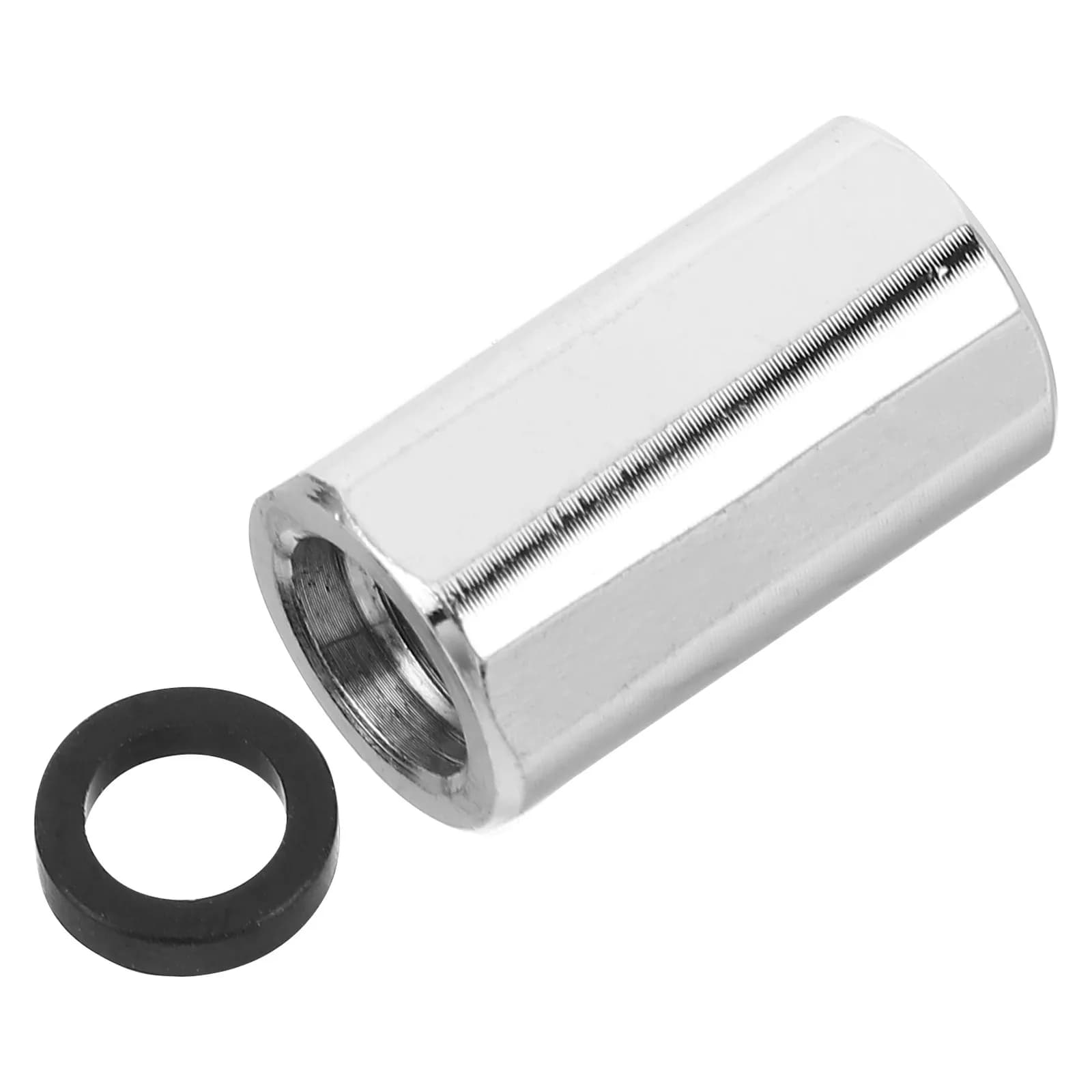 M8 Threaded Rod Alloy Hex Coupling Nuts Metal Connector for Tire Inflator Air Compressor Applications Quick Connect Tire
