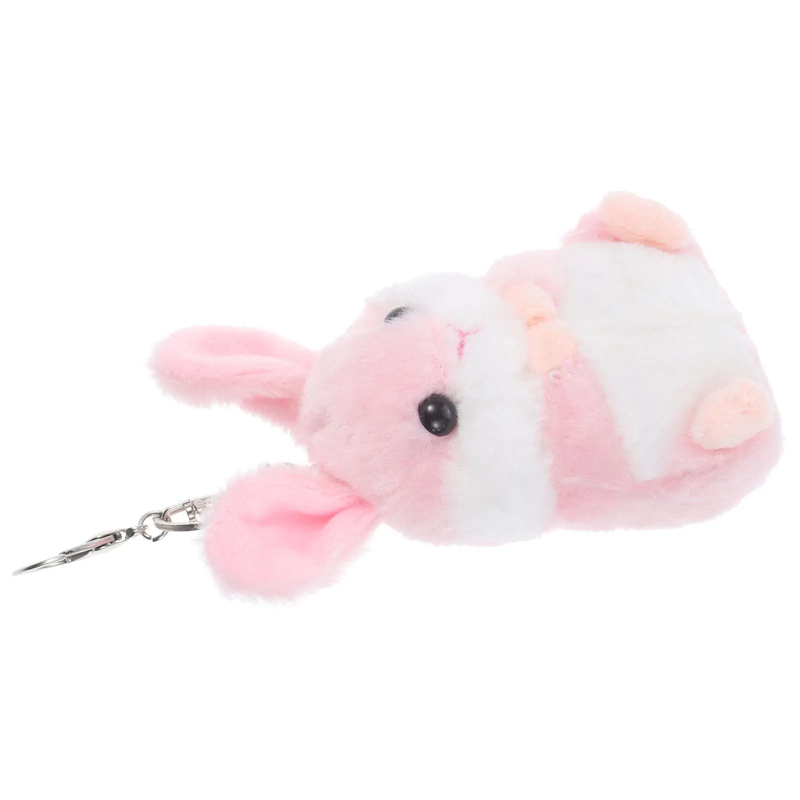 Adorabile Portachiavi Peluche a Forma di Coniglio Hamster, Morbido al Tatto, Ciondolo per Zaini, Borse, Accessorio Fotografico, Regalo per Festival