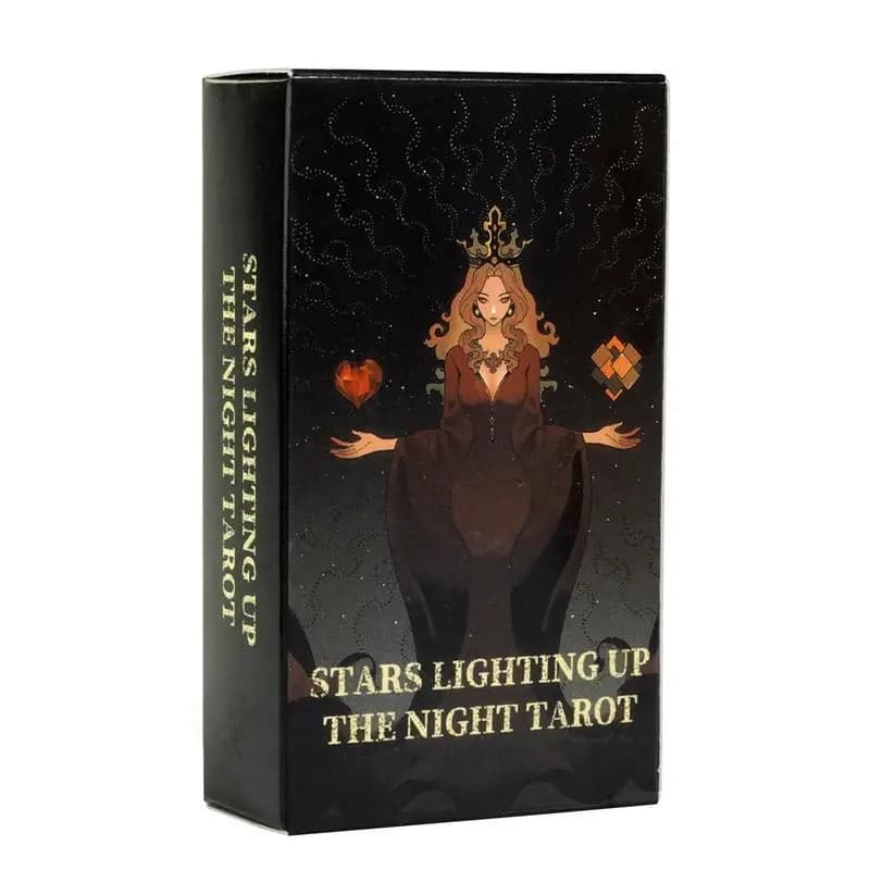 Stelle luci della notte tarocchi arte giochi da tavolo divinazione unici giochi di Taro inglese pieno misterioso