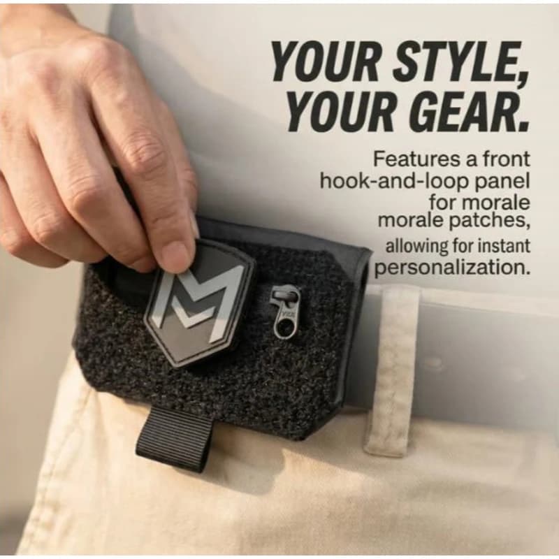 Portable Nylon Belt Wallet Hidden Documents Passports Anti-theft Storage Pockets Mini Plug-in Card Holder EDC Finishing Bag