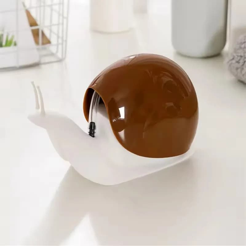 Dispenser Ricaricabile per Sapone Liquido a Forma di Lumaca, Contenitore per Detergente Viso, Flacone Vuoto per Shampoo, Gel Doccia, Sapone Mani per Bambini