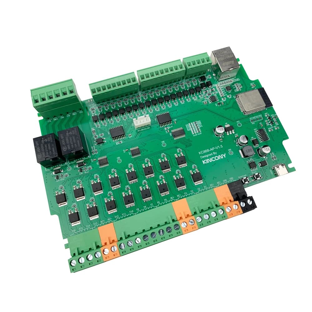 Kincony Esp32 Relay Module KC868-AP ESP32 PWM Dimmer Board for 12V/24V Led Strip