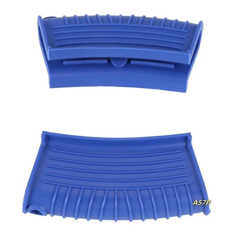 Silicone Hot Handle Holder for Cast Iron, Anti-slip Rubber Cover Set with 8 Piece Pot Handle for Pan