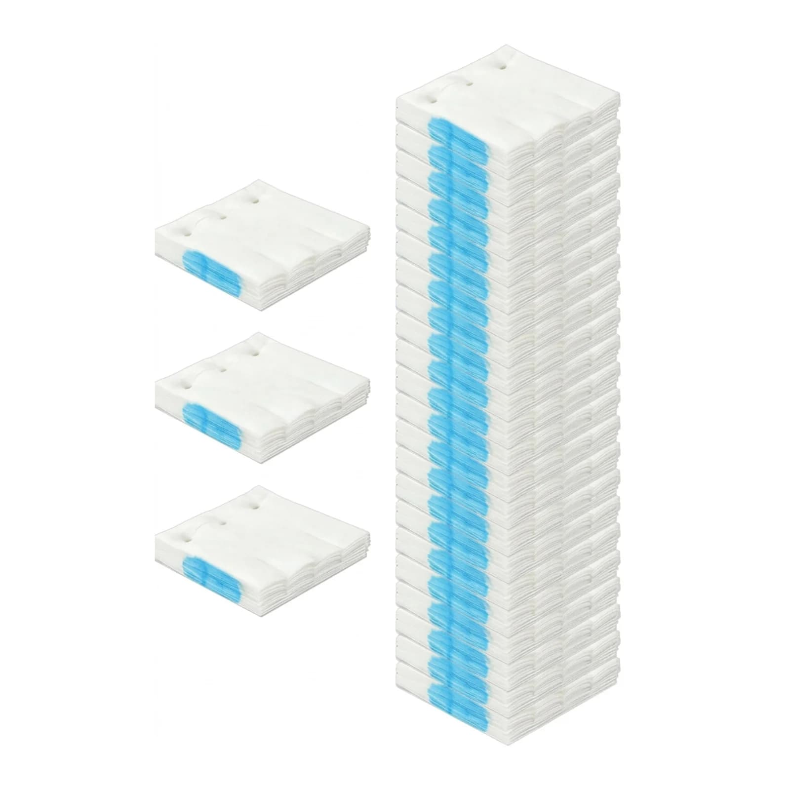 Disposable Toilet Brush Replacement Heads 36/72Pcs Universal Fit for Most Handles with Antibacterial-Coating