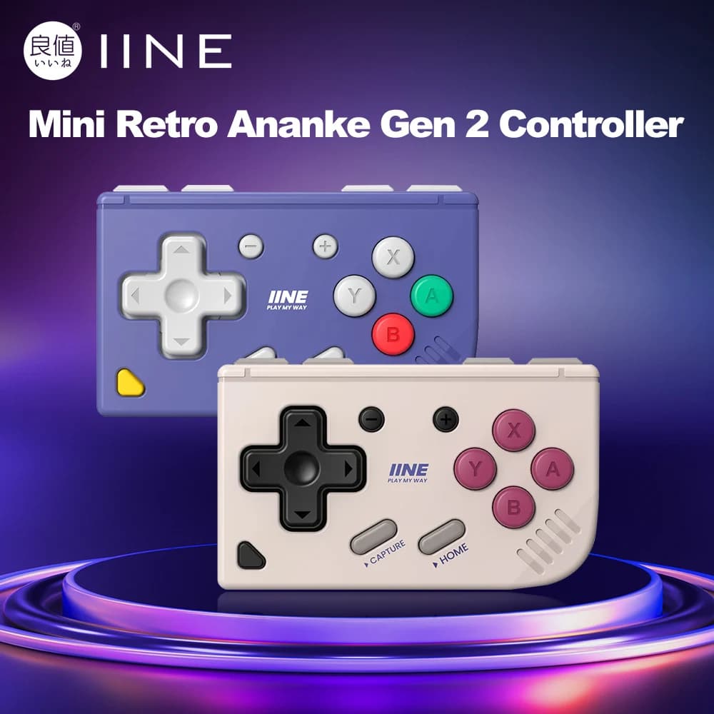 Retro Mini Gamepad for Nintendo Switch 2/1 iOS Android PC Tablet IINE Portable Controller E-book PPT Short Video Page-turining