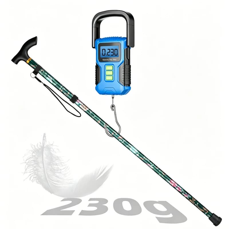 Outdoor Walking Sticks Hiking Camping Mountaineering Poles Telescopic Baton Trekking Poles Folding Cane Crutches Pole Unisex