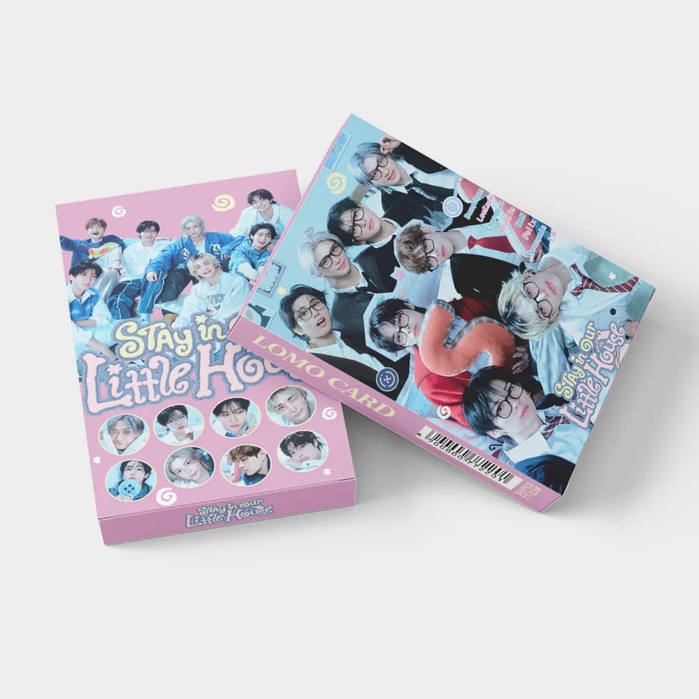 skzoo Disponibili 30 Pezzi HAN Stray Kids Carte Lomo Bifacciali da 3 Pollici, Carte Fotografiche di Idoli, Biglietti di Auguri