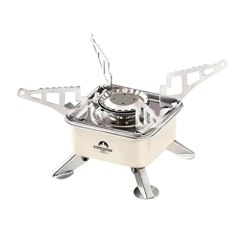 Stufa a gas pieghevole 3500W Forniture da campeggio all'aperto Stufa Bruciatore a gas da campeggio Set da cucina per escursionismo Stufa da campeggio
