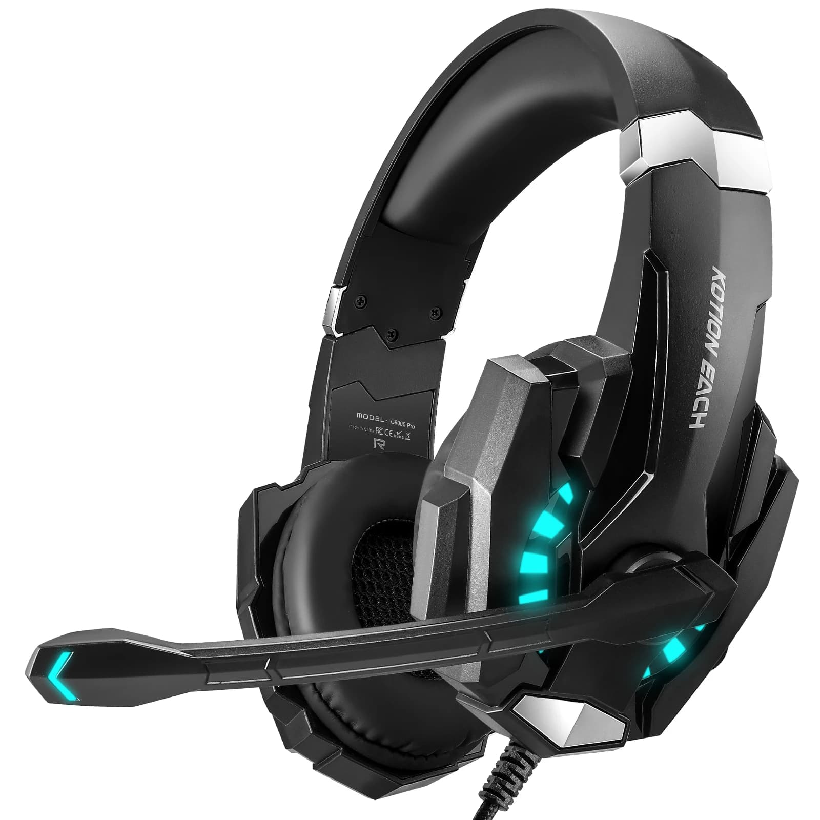 3.5 mm earphones for PS4 PC Music Chat - Comfortable headphones for games and computers