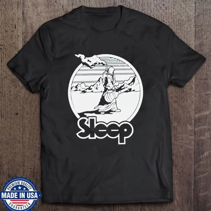 Band Sleep Black T Shirt Full Size S 5XL