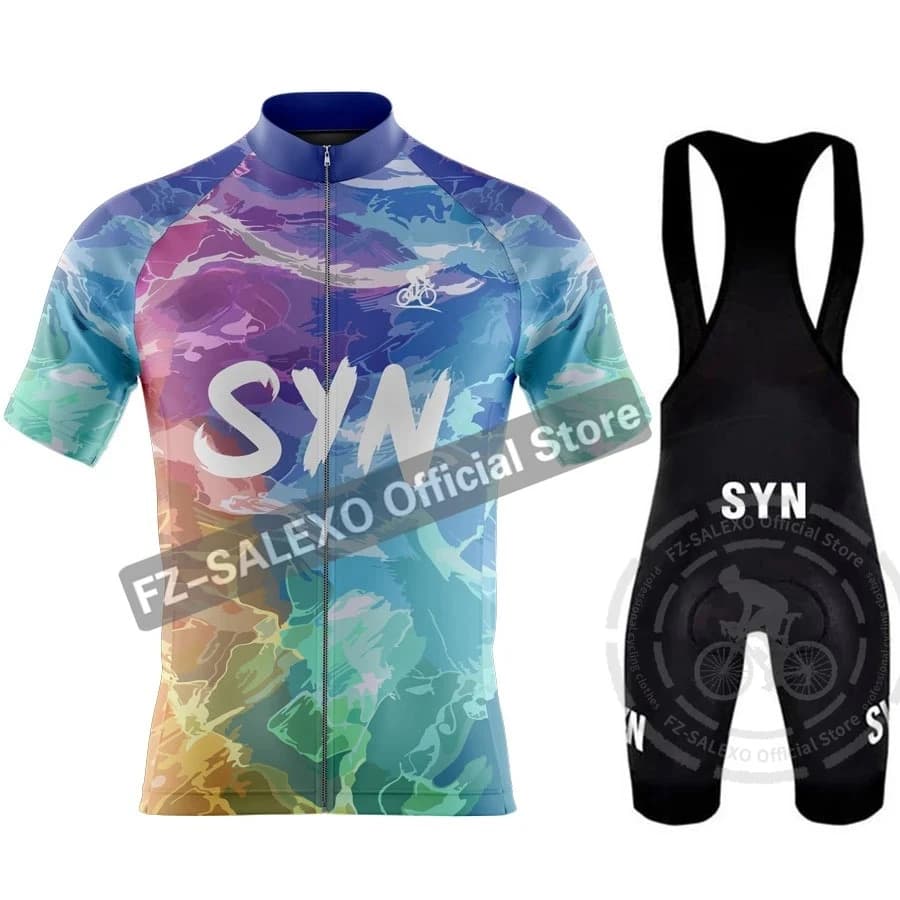 Clothing Cycling Man 2026 SYN: Complete Exhibitor with Sleeves Court and Salopette for Bike Racing and MTB