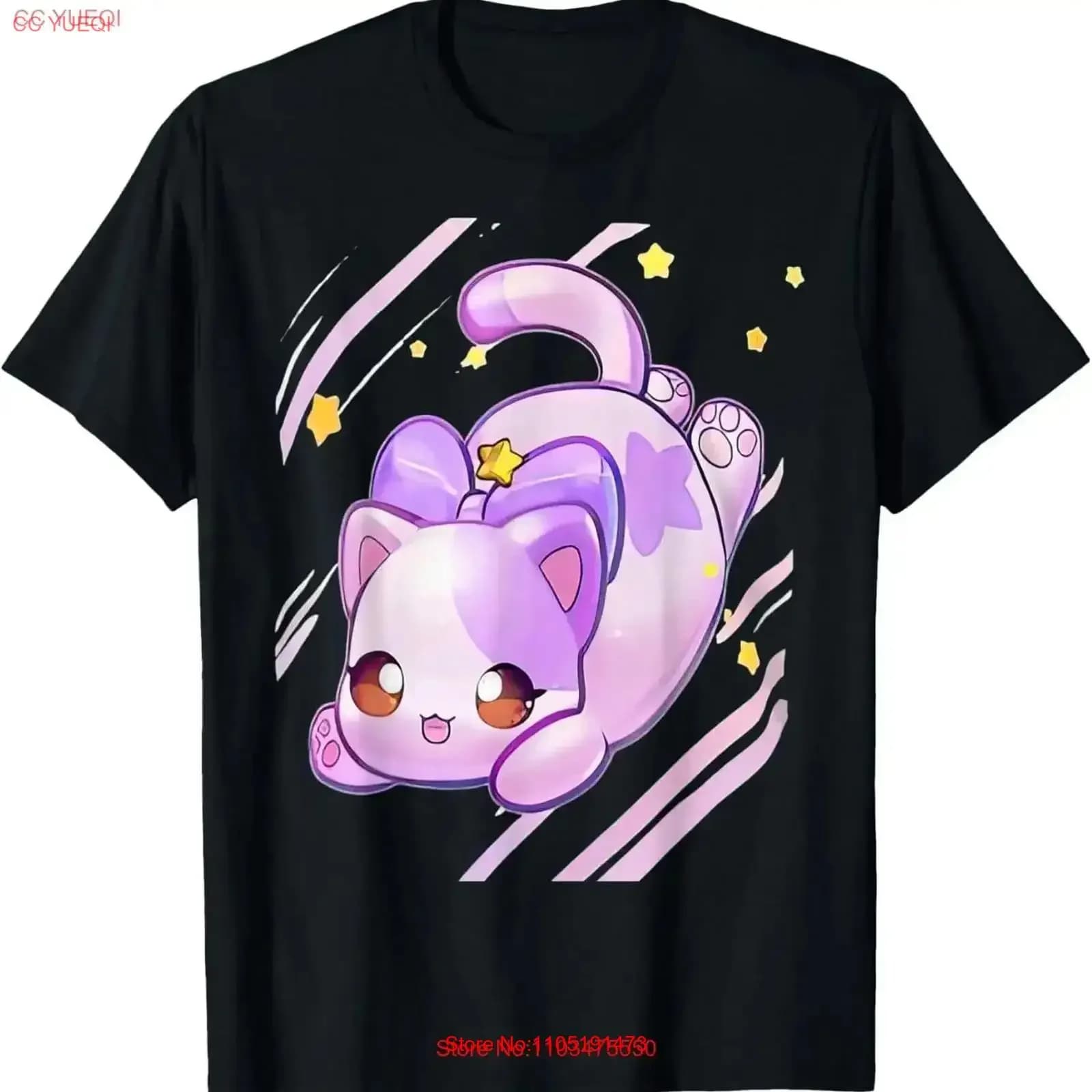Meemeow Cats Peluche T Shirt vintage Lavato moda streetwear homme Casual Elegante Leggermente grafico Morbido e confortevole vintage