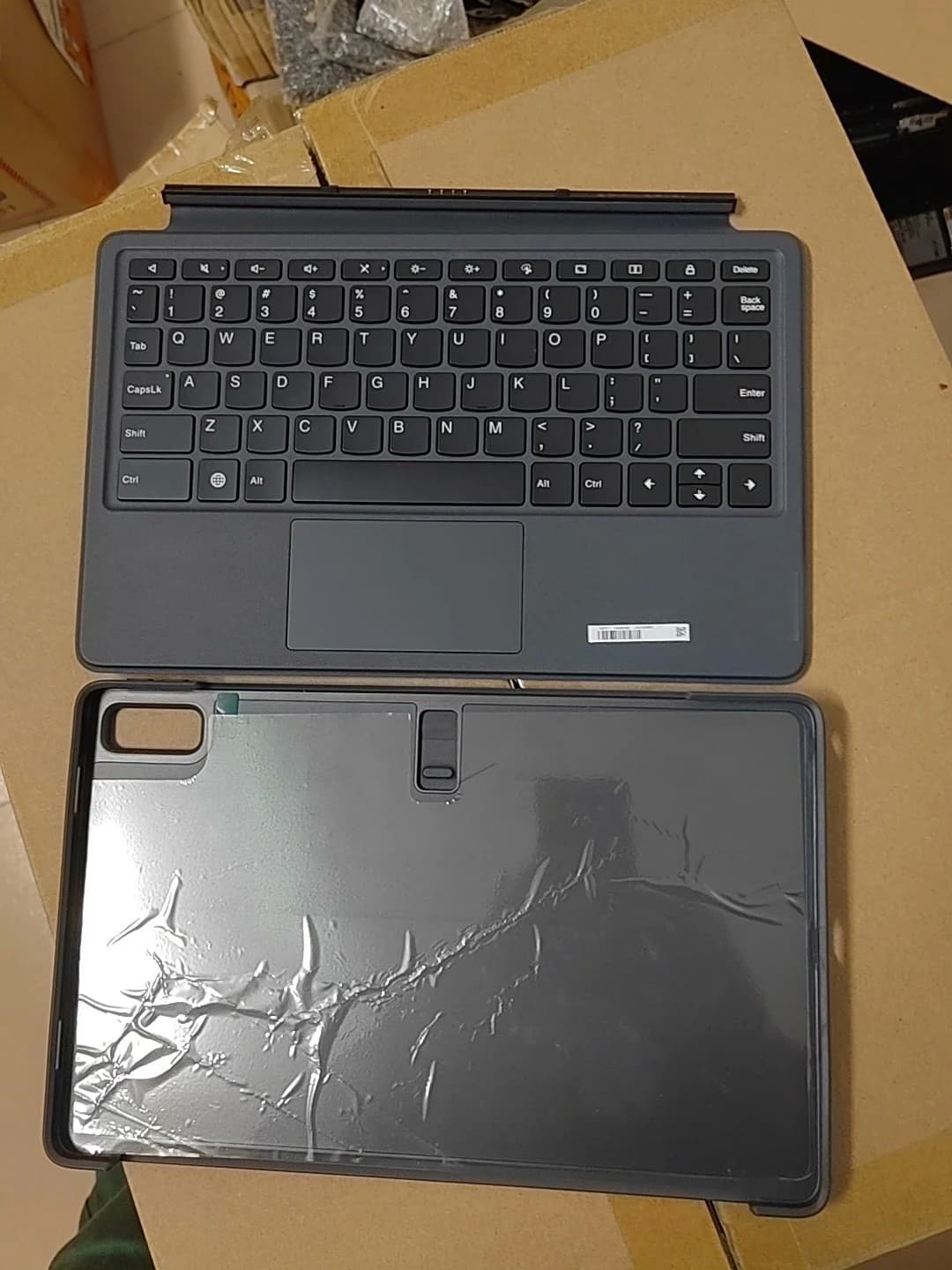 Tastiera e supporto posteriore per Lenovo Tab Pad Plus 2023 Tastiera magnetica per tablet TB350FU TB350XU da 11,5 pollici KB565U
