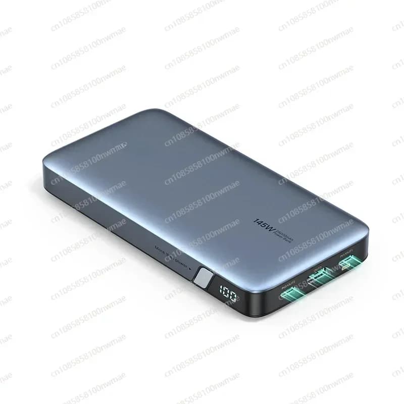 145W Power Bank 20000mAh 25000mAh Portable Charger USB C 3-Port PD3.0 Battery Pack Digital Display 65W Fast Recharge