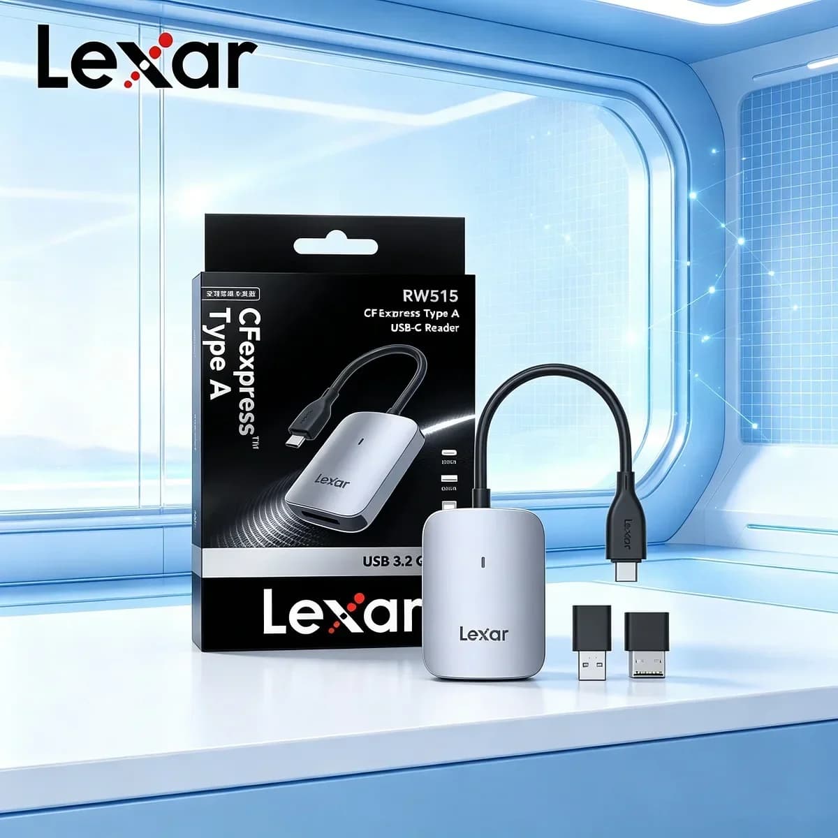 Lexar CFexpress Type A Card Reader USB 3.2 Gen 2 Type C/A Memory Card CFe A Card Reader