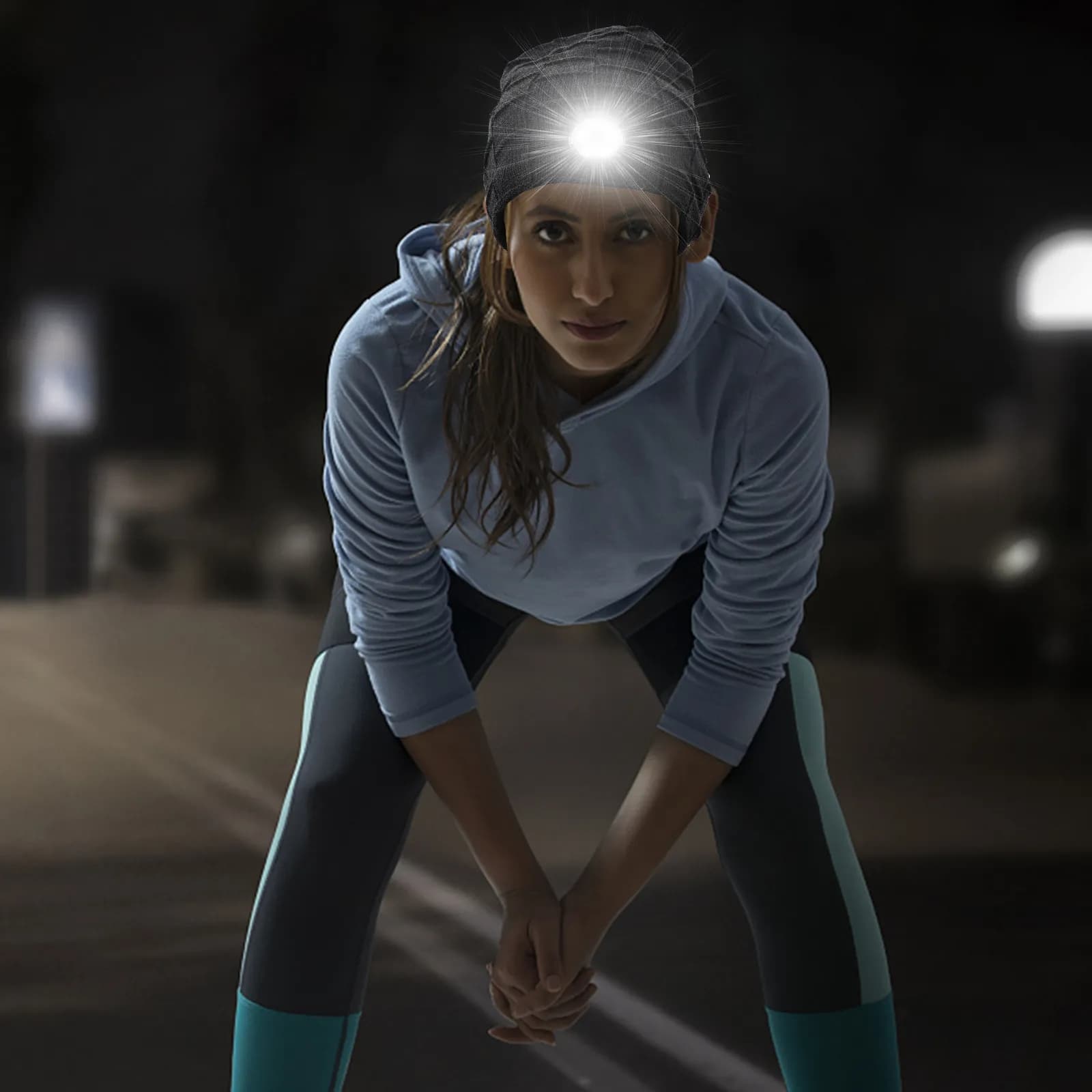 USB Rechargeable Running Clip Light, LED Lamp Reflective for Night Outer, for Hats, Belts, Collars, Pockets, Backpacks, Dog Collars