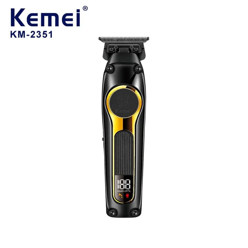 Kemei Usb Rechargeable Haircut Dlc Blade Cordless Electric Haircut Barber KM-2351