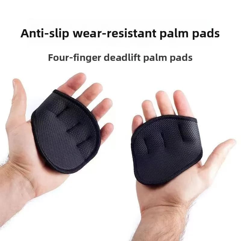2PCS Neoprene Lifting Grip Pads Gym Hand ProtectorWeightlifting Calisthenics Workout Sports Non-Slip Fitness Gloves