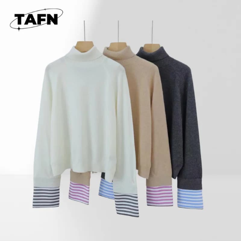Maglione Trendy da Donna, Caldo ed Elegante per l'Inverno, Perfetto per Ogni Look Casual Invernale AJ1519