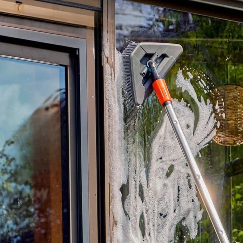 360 ° movable brush head, household multi-functional water handle cleaning brush