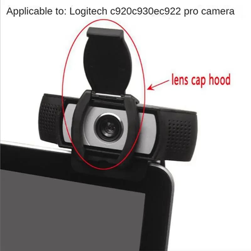 T35C For HD Webcam C920 C922 C930E Privacy Shutter Lens Cap Hood Protective Cover Protects Lens Cover Accessories,A