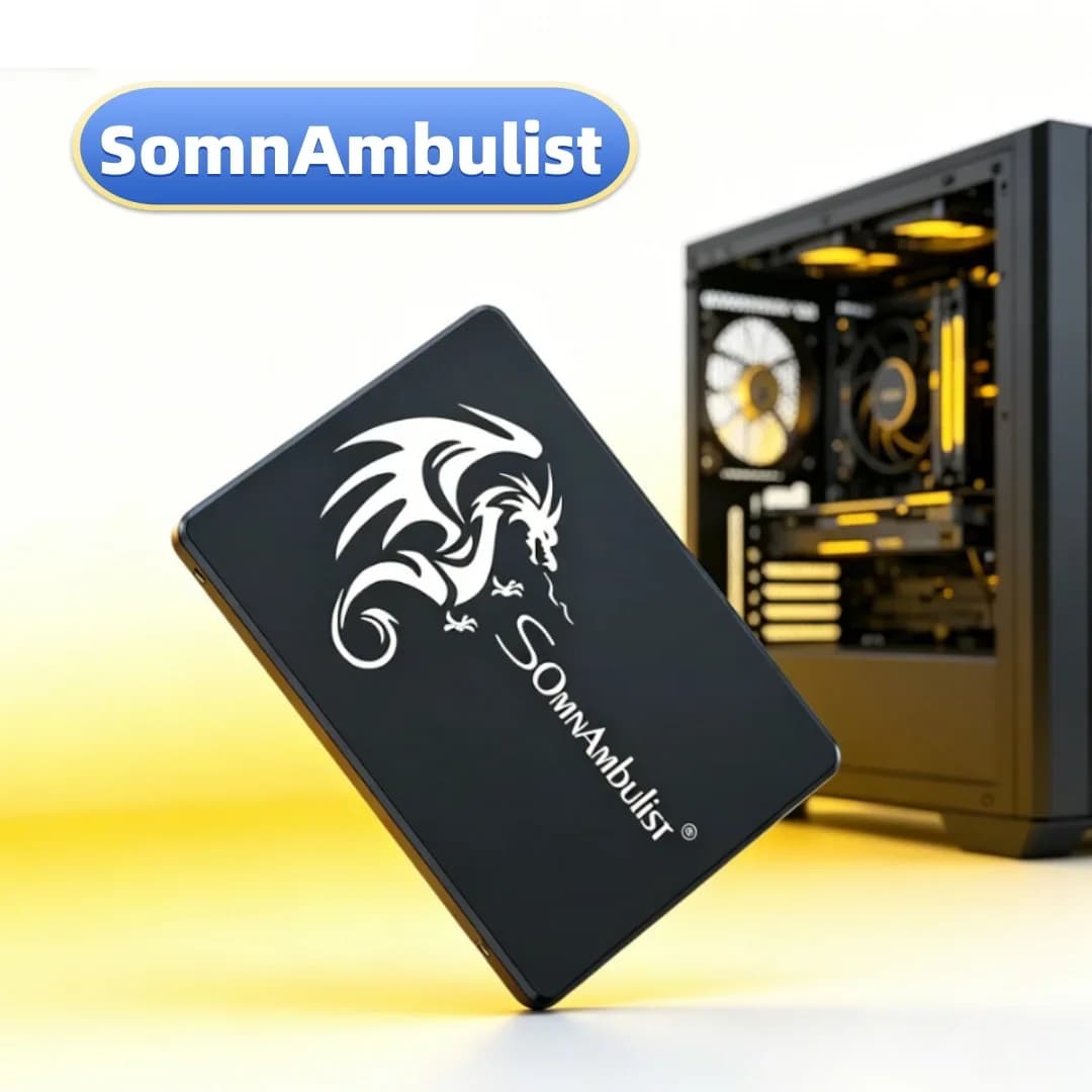 Top Rated Solid State Drive Full Capacities High Speed SomnAmbulist 2.5 Sata3 Internal SSD For Laptop Desktop Upgrade