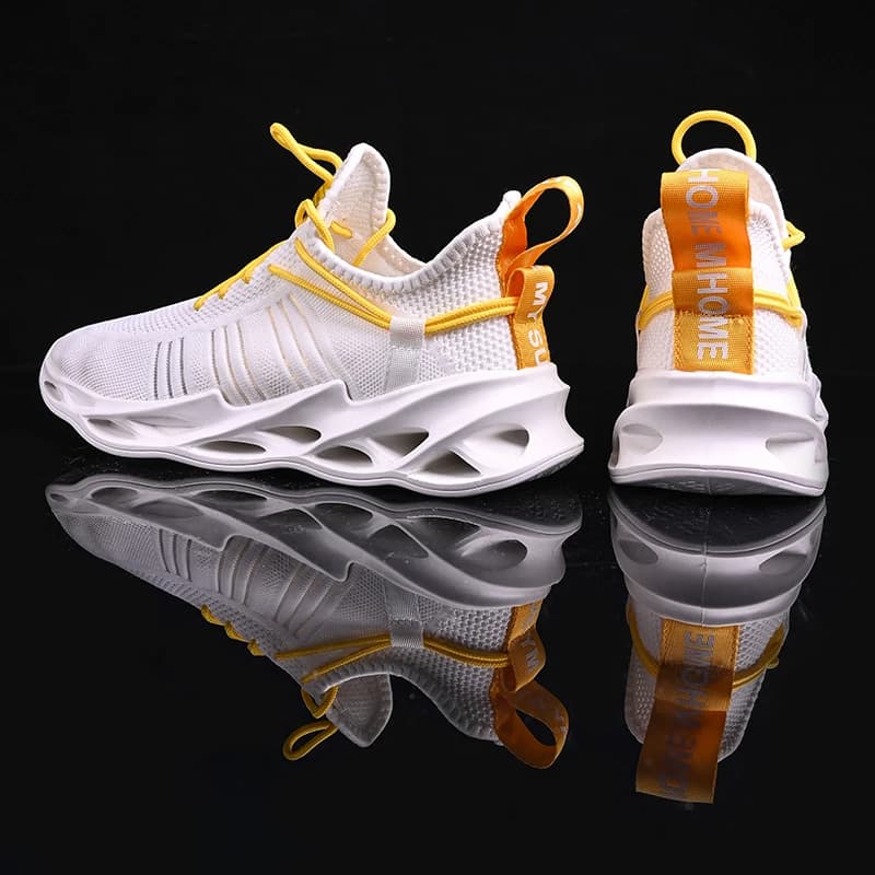 Nuove Scarpe da Uomo Comode Sneakers Unisex Traspiranti Scarpe da Corsa per Coppie Scarpe Sportive da Donna Scarpe da Passeggio Bianche