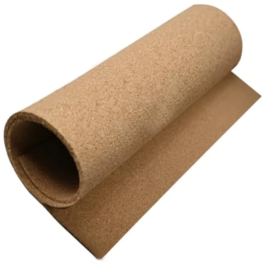 15.8"x19.7" 40x50cm Cork Board Roll, 1/8" (3mm) Thick Cork Boards for Walls, Ideal for Office, Home, School