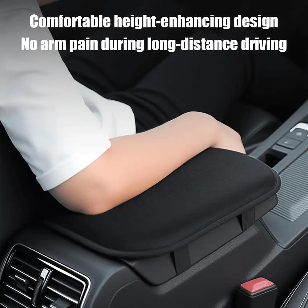1/2 pcs car armrest box in plush, central console protection for cars, soft and comfortable, universal