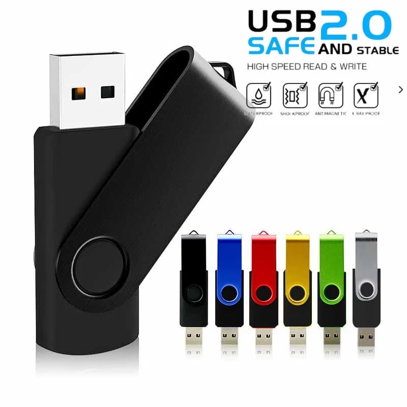 Chiavette USB Pen Drive 512MB 1GB 2GB 4GB 8GB 16GB Pendrive Memory Stick 32GB 64GB 128GB USB Stick con Logo Aziendale Personalizzato Gratuito