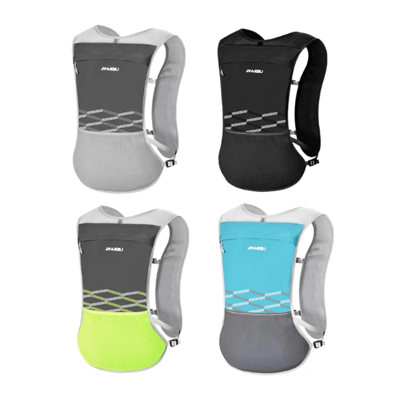 Zaino Regolabile Multitasche per Corsa, Jogging, Allenamento e Campeggio - Borsa Sportiva da Esterno