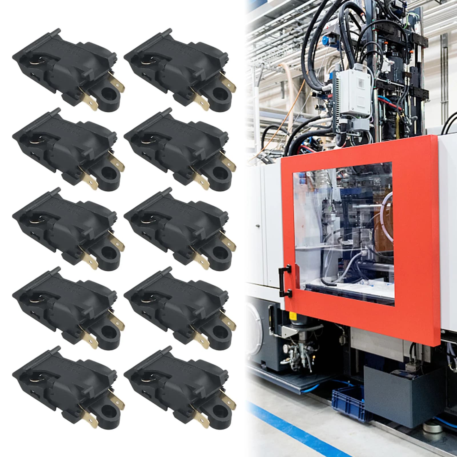 10 Pz Bollitore Elettrico Interruttore di Alimentazione 16A 250 V Bollitori Termostato Interruttore Bollitore Elettrico Accessori Bollitori Pressione Salto Interruttore