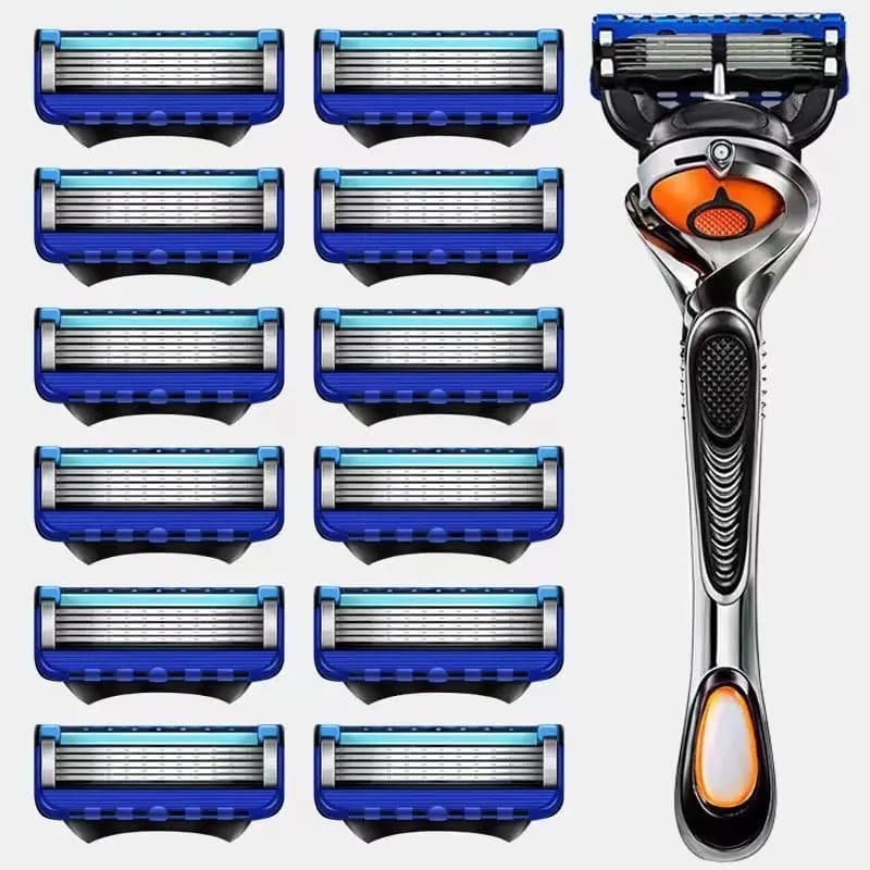 Shaving razor Shaver Five Layer Blade Manual Razor Blade, Men's Razor Vintage Beard Blade 5 Blade Holder