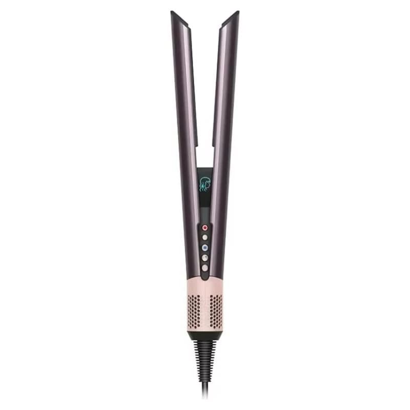 L63A EU Plug 2-In-1 Hair Straightener And Dryer Combo Flat Iron-Negative Ion Heating For Quick, Long-Lasting Hair Styling At