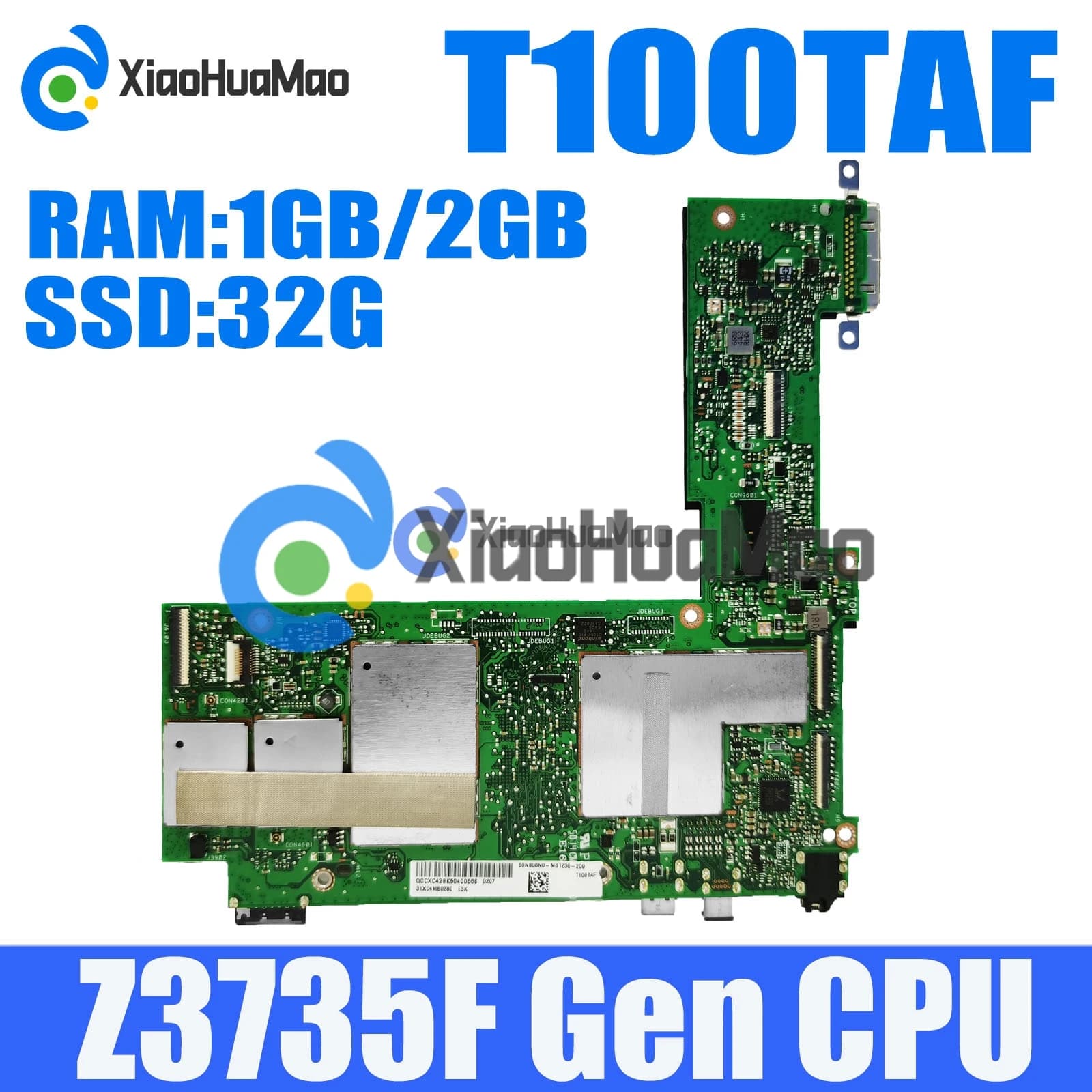 T100TAF Per scheda madre tablet ASUS Z3735F con CPU 32GB-SSD 1GB 2GB-RAM Scheda madre grafica integrata/puce grafiche discreta