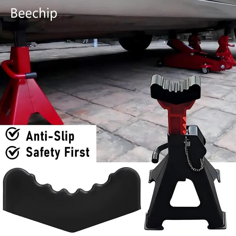 2 Rubber Adapter Parts for Cric Auto, Universal Repair Supports, Capacity 6 Ton, Safety Tools for Frame